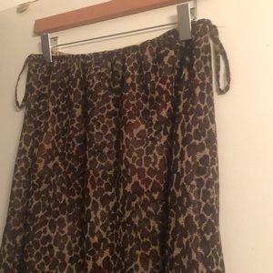 Reversible maxi skirt